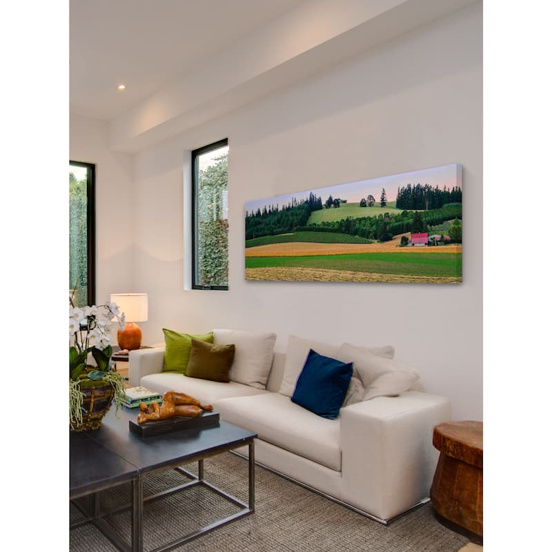 Marmont Hill - Country Meadows Painting Print on Canvas - Multi-Color