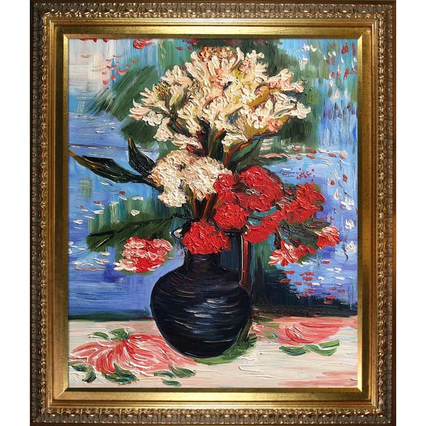 Shop Vincent Van Gogh Vase With Carnations And Other Flowers