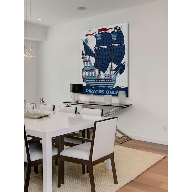 Marmont Hill - Pirates Only Painting Print on Canvas - Multi-Color