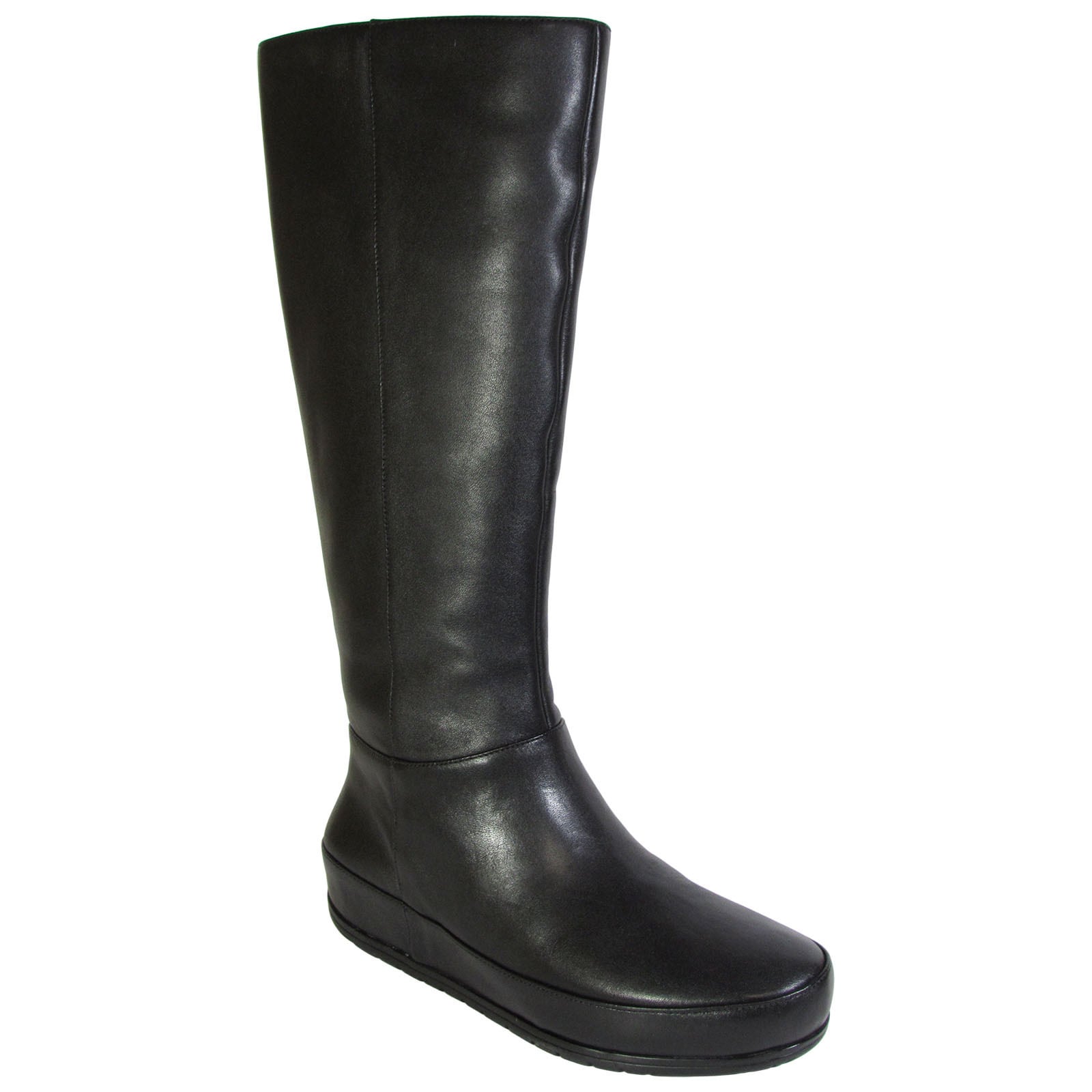 fitflop black leather boots
