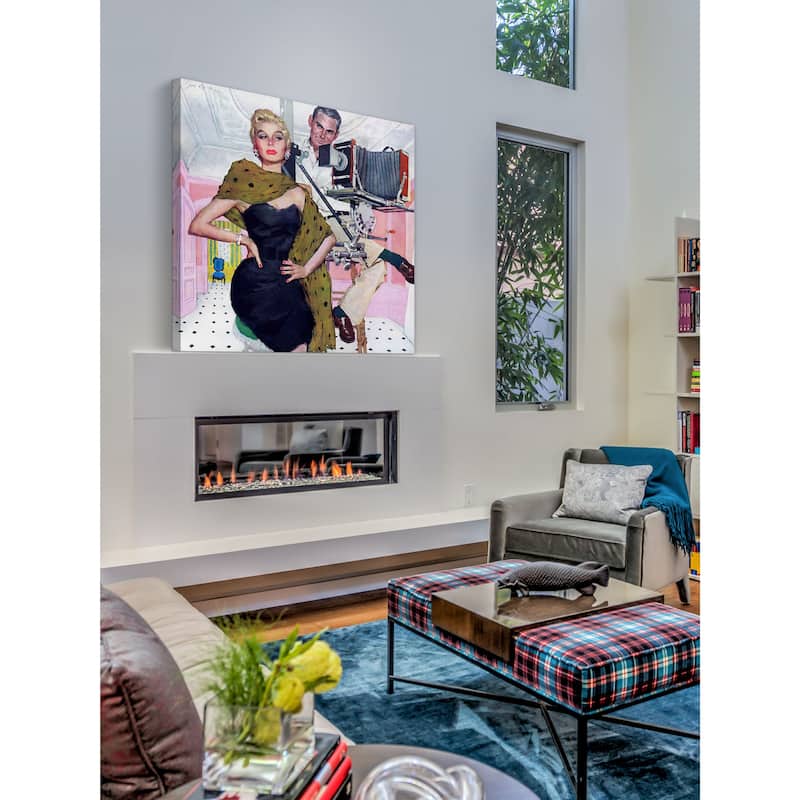 Marmont Hill - Model Wife by Joe de Mers Painting Print on Canvas - Multi-Color
