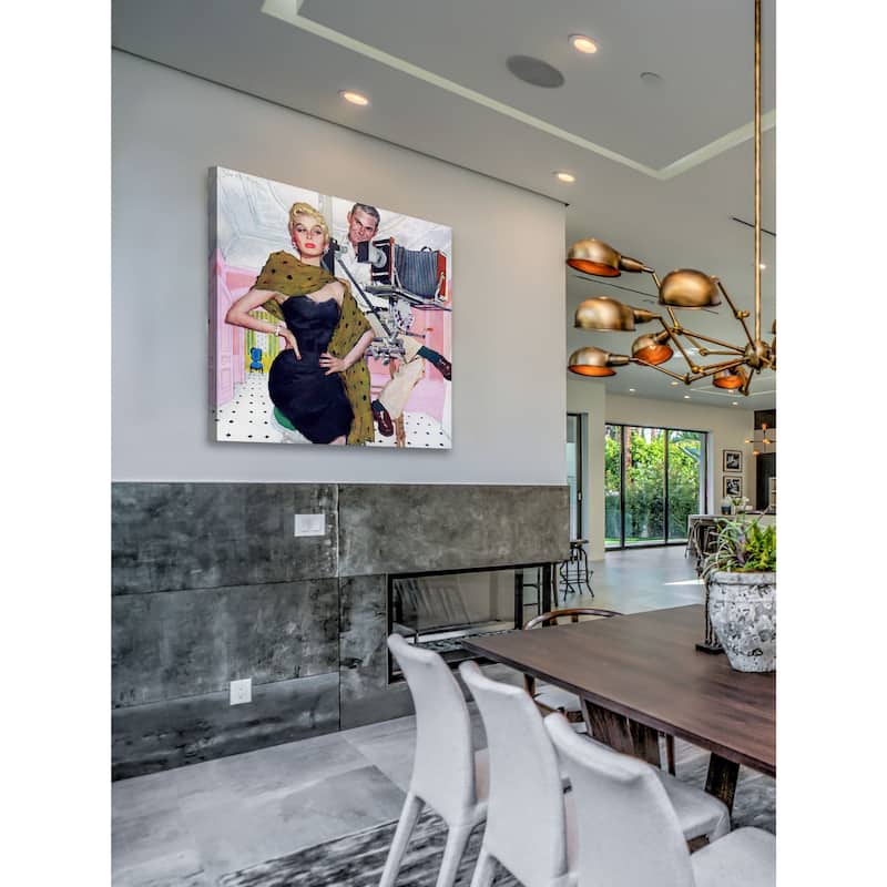 Marmont Hill - Model Wife by Joe de Mers Painting Print on Canvas - Multi-Color