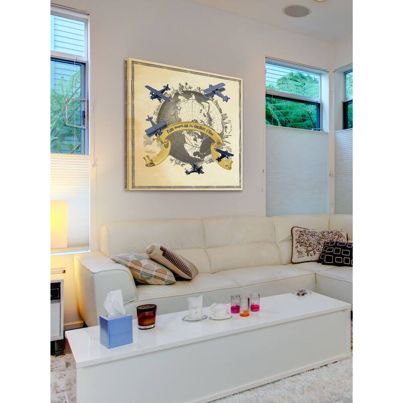 Marmont Hill - Flies through the Air Painting Print on Canvas - Multi-Color