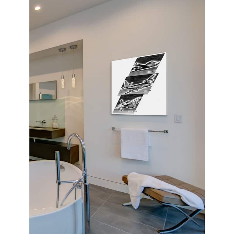 Marmont Hill - Air Superheroes Painting Print on Canvas - Multi-color