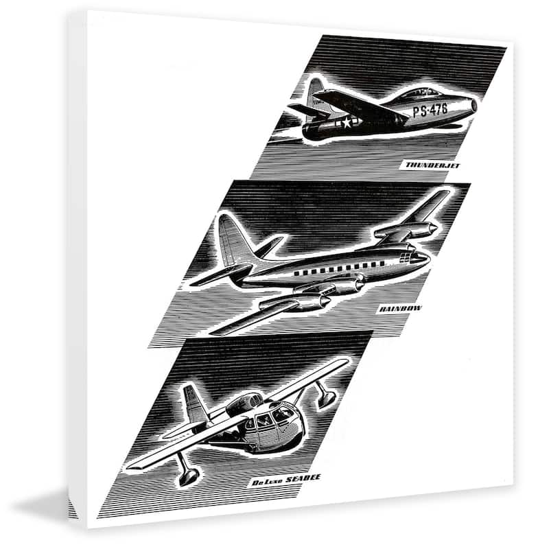 Marmont Hill - Air Superheroes Painting Print on Canvas - Multi-color