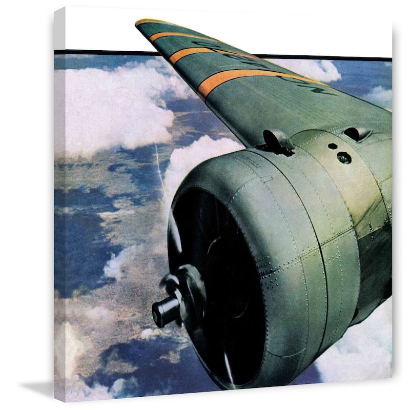 Marmont Hill - Propeller Painting Print on Canvas - Multi-Color