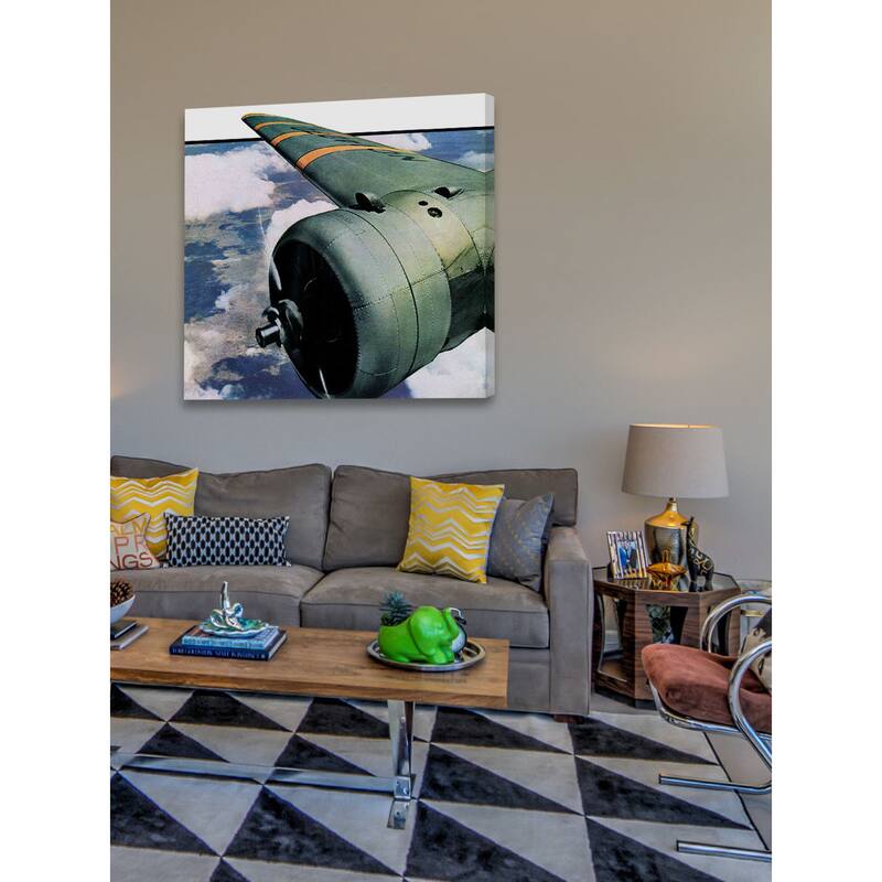 Marmont Hill - Propeller Painting Print on Canvas - Multi-Color