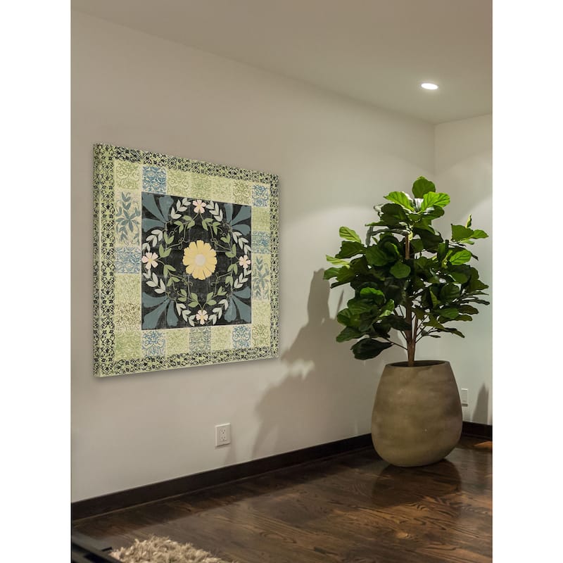 Marmont Hill - Agapanthus Painting Print on Canvas - Multi-Color