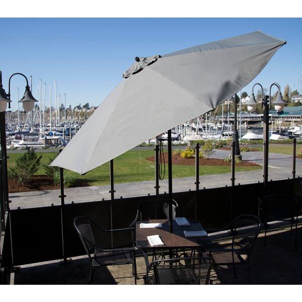 Shop Black Friday Deals On 9 Foot Premium Slate Grey Patio Umbrella Overstock 11079673