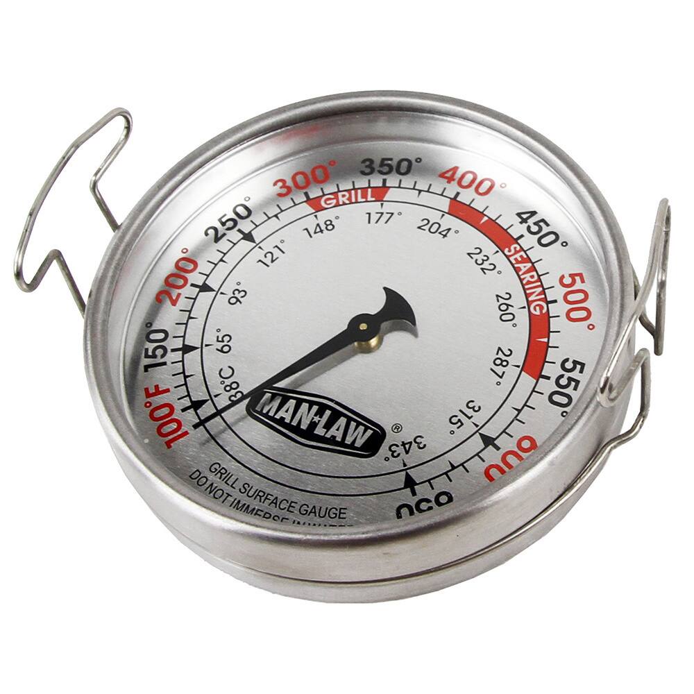 MAN LAW Large 3.2" Grill Surface Thermometer
