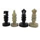 Handmade Carved Soapstone 10-inch Chess Set (India) - Black - Thumbnail 4