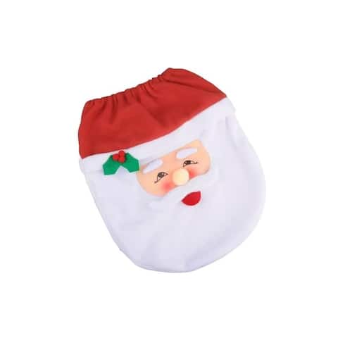 Santa Toilet Seat Cover & Rug 3 Piece Set