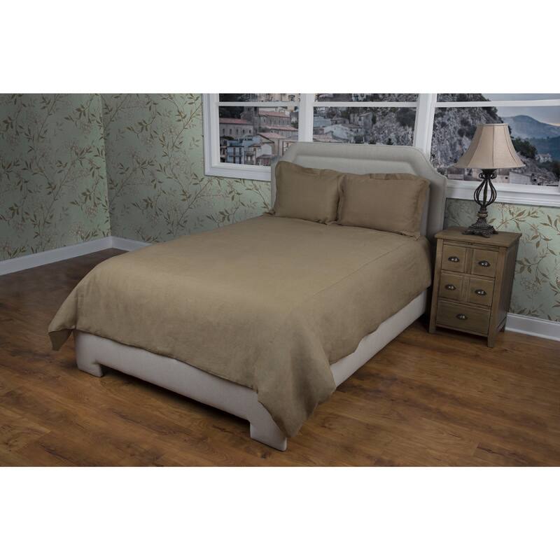Rizzy Home Covington Khaki Duvet Cover