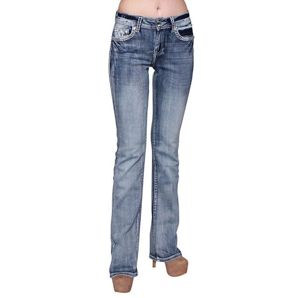 rhinestone bootcut jeans womens