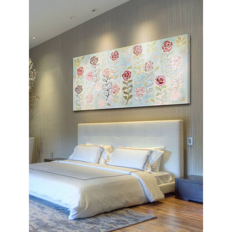 Marmont Hill - Floating Flora 1 Painting Print on Canvas - Multi-Color