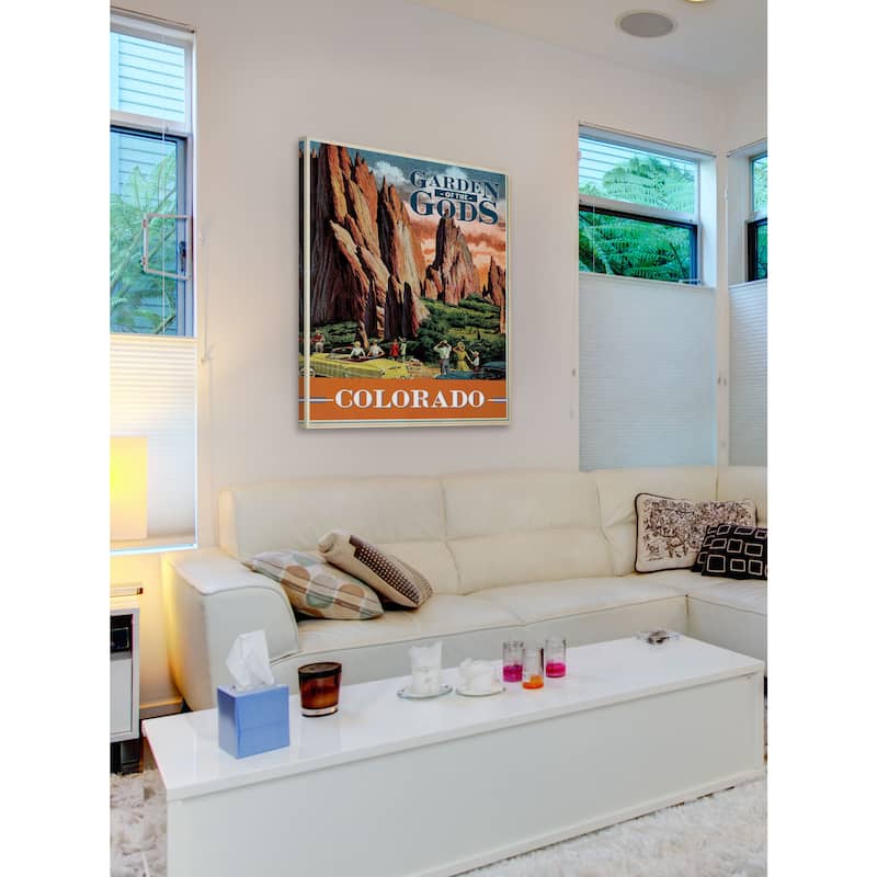 Marmont Hill - Garden of the Gods Painting Print on Canvas - Multi-Color