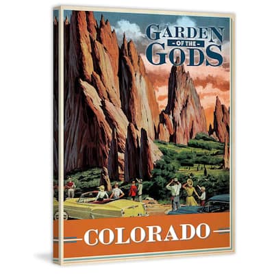Marmont Hill - Garden of the Gods Painting Print on Canvas - Multi-Color