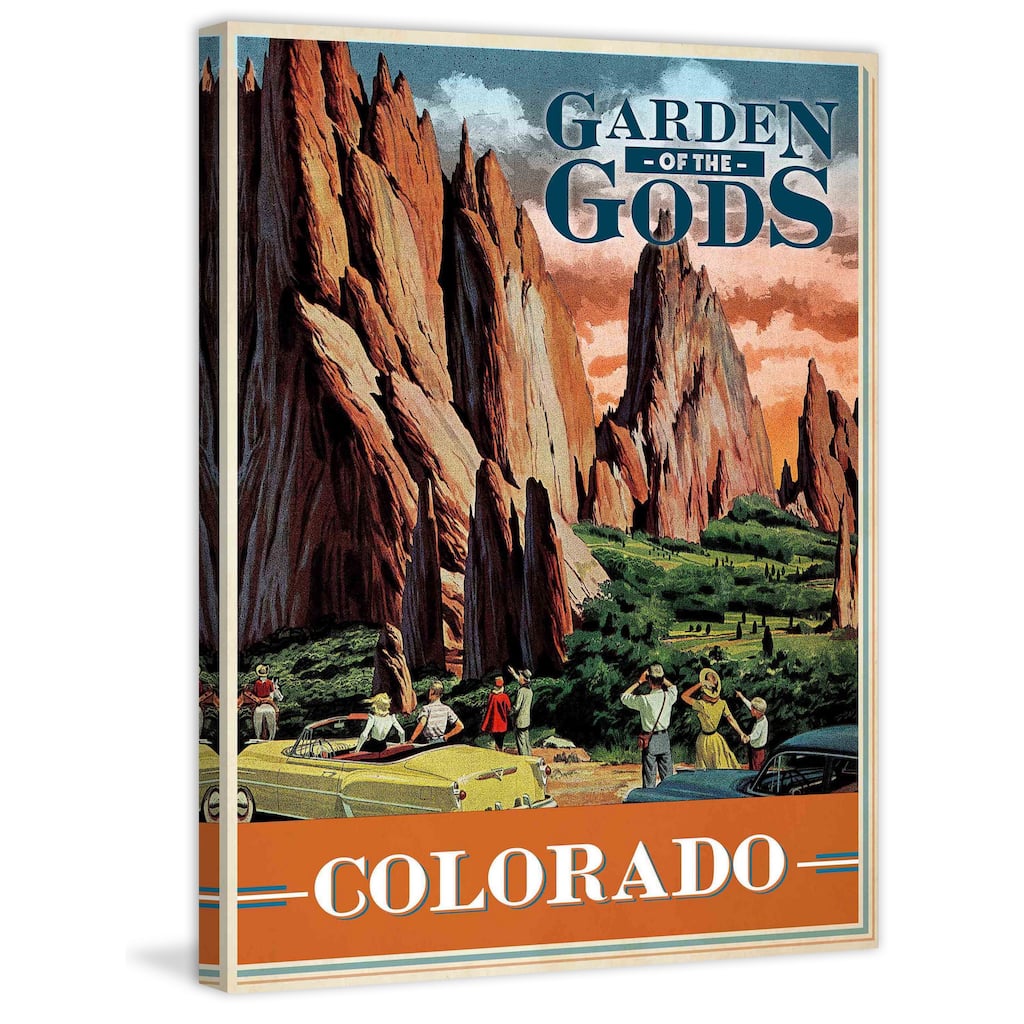 Marmont Hill - Garden of the Gods Painting Print on Canvas - Multi-Color