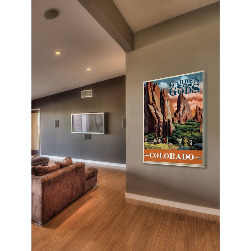 Marmont Hill - Garden of the Gods Painting Print on Canvas - Multi-Color