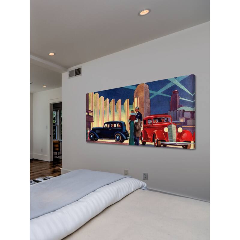 Marmont Hill - The Big Night Painting Print on Canvas - Multi-Color