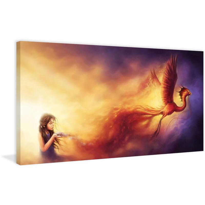 Marmont Hill - Phoenix Painting Print on Canvas - Multi-Color