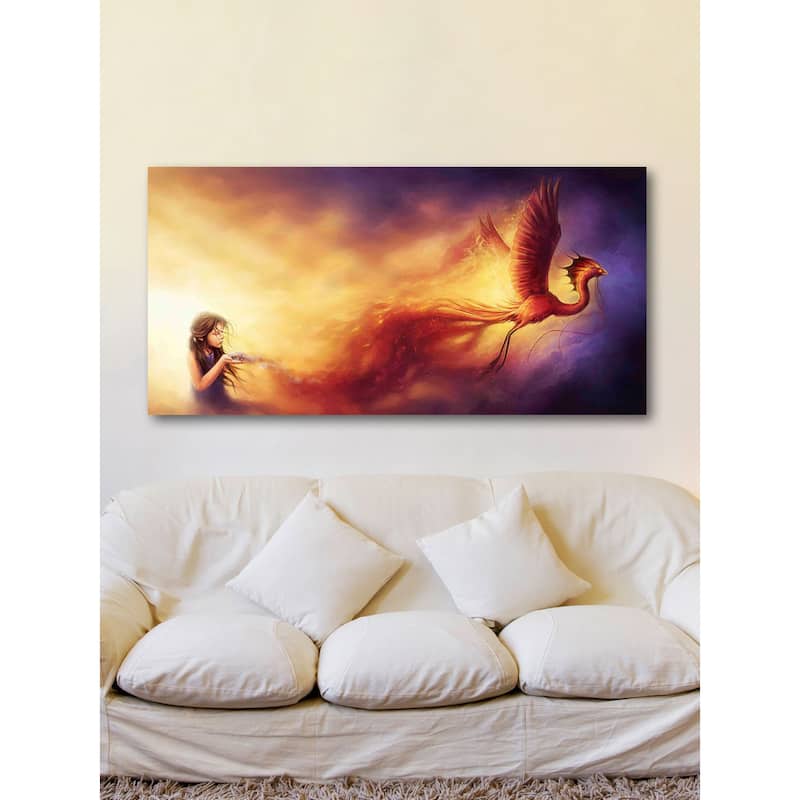 Marmont Hill - Phoenix Painting Print on Canvas - Multi-Color