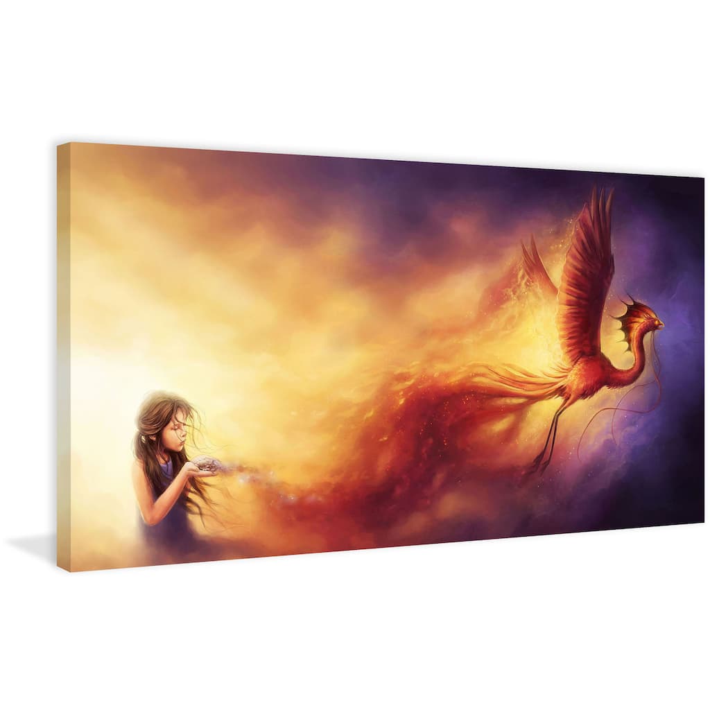 Marmont Hill - Phoenix Painting Print on Canvas - Multi-Color