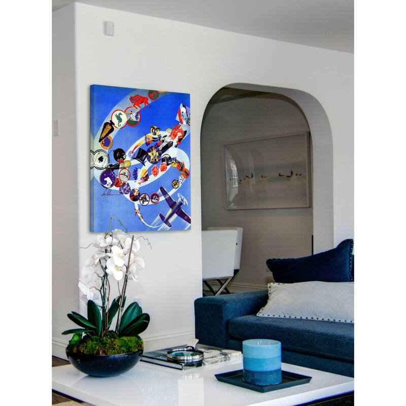 Marmont Hill - Flying Around Painting Print on Canvas - Multi-Color