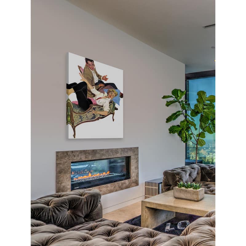 Marmont Hill - Shackles for the Groom by Coby Whitmore Painting Print on Canvas - Multi-Color