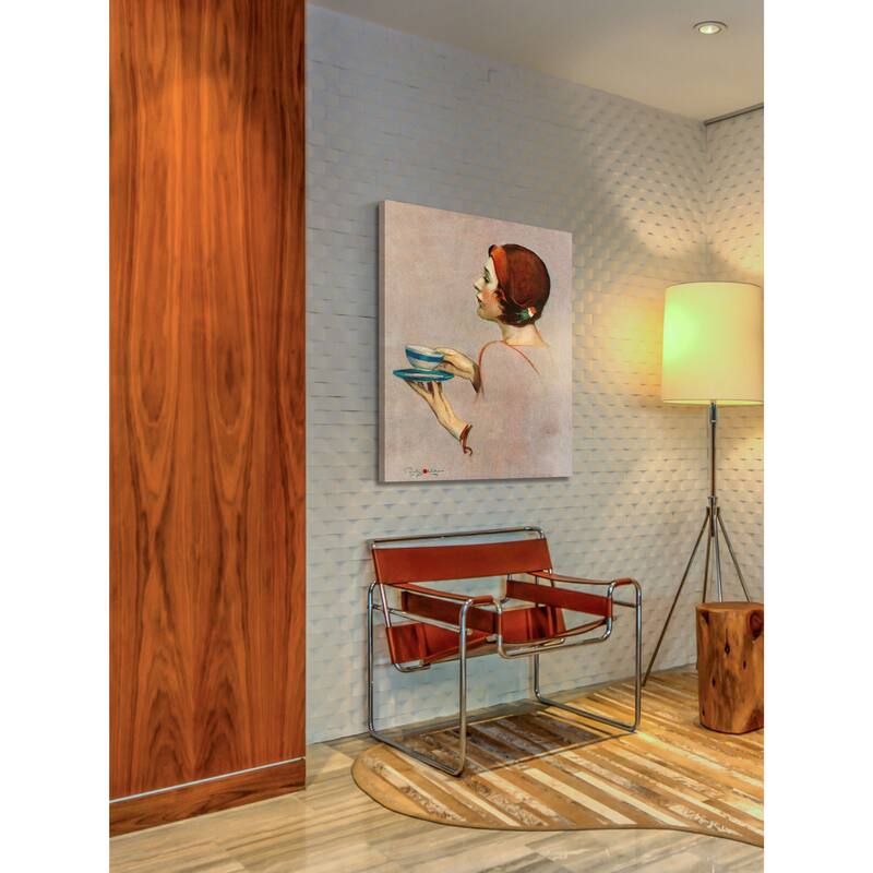Marmont Hill - Cup of Java by Penrhyn Stanlaws Painting Print on Canvas - Multi-Color