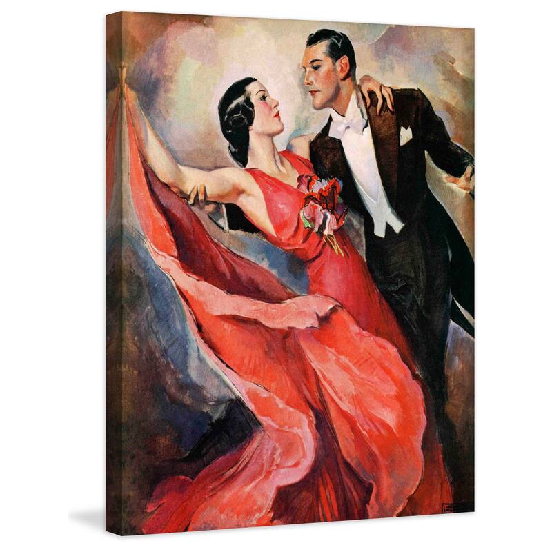 Marmont Hill - Ballroom Dancing by John LaGatta Painting Print on Canvas - Multi-Color
