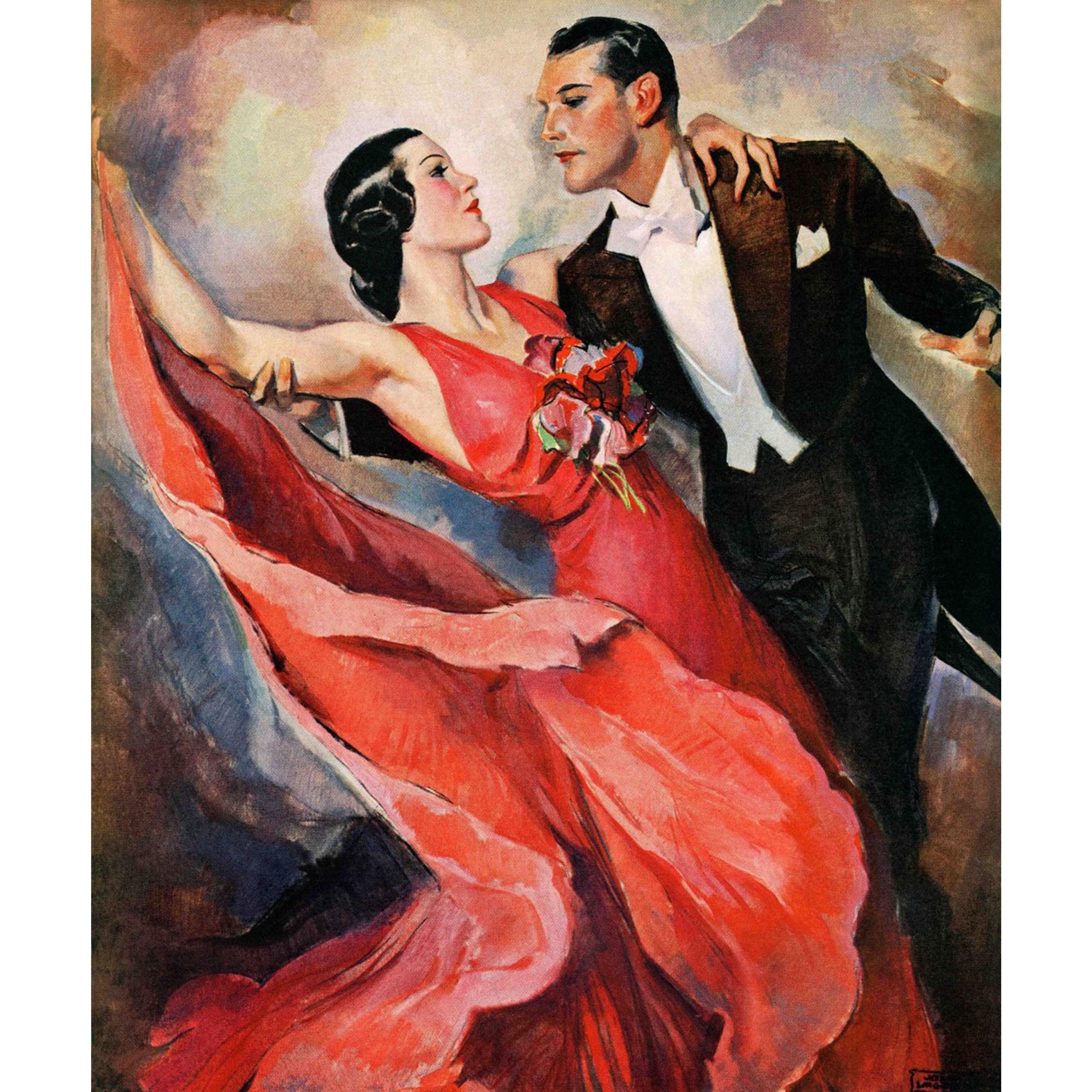 ballroom dance painting