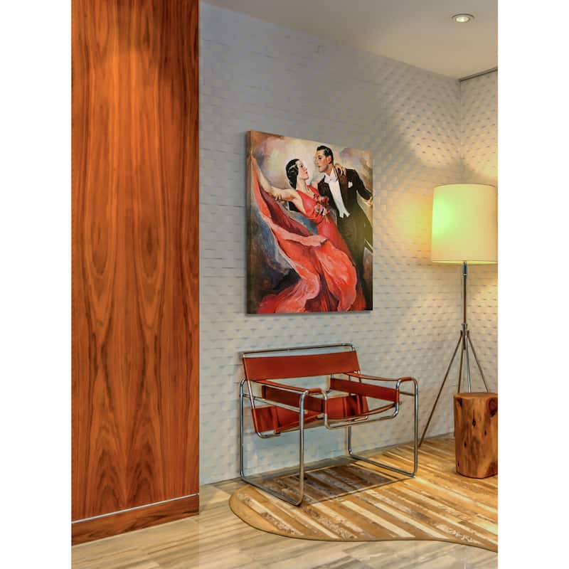 Marmont Hill - Ballroom Dancing by John LaGatta Painting Print on Canvas - Multi-Color