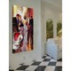 preview thumbnail 3 of 5, Marmont Hill - Milk and Honey by John LaGatta Painting Print on Canvas - Multi-Color