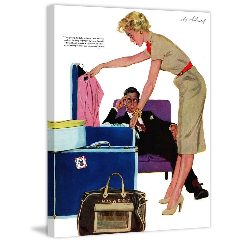 Marmont Hill - Crowded Honeymoon by Coby Whitmore Painting Print on Canvas - Multi-Color