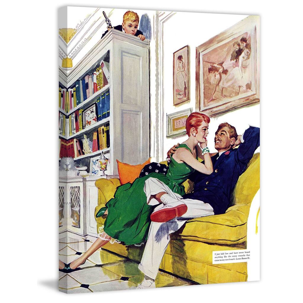 Marmont Hill - My Sister's Mistake by Ernest Chiriaka Painting Print on Canvas - Multi-Color