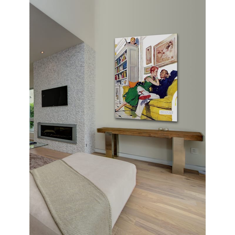 Marmont Hill - My Sister's Mistake by Ernest Chiriaka Painting Print on Canvas - Multi-Color