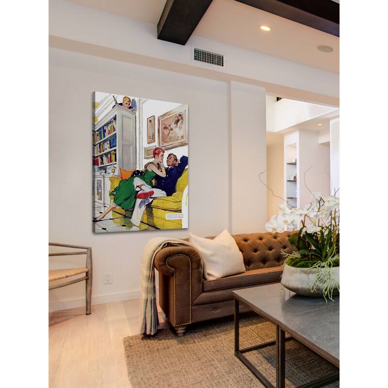 Marmont Hill - My Sister's Mistake by Ernest Chiriaka Painting Print on Canvas - Multi-Color