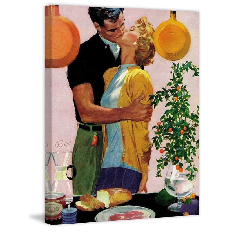 Marmont Hill - Man With a Past by Al Buell Painting Print on Canvas - Multi-Color