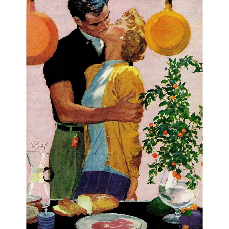 Marmont Hill - Man With a Past by Al Buell Painting Print on Canvas - Multi-Color