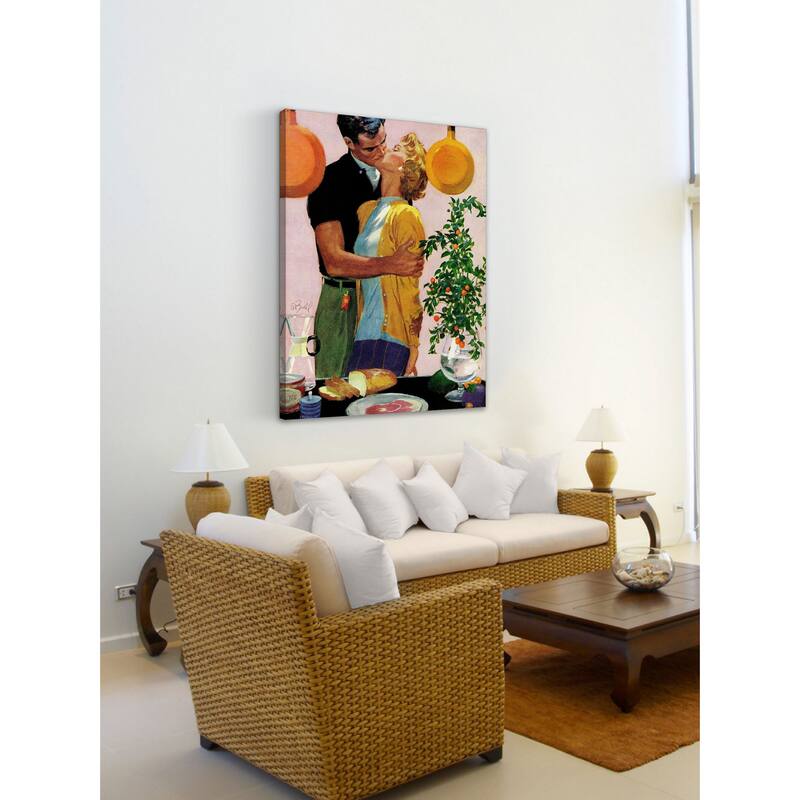 Marmont Hill - Man With a Past by Al Buell Painting Print on Canvas - Multi-Color