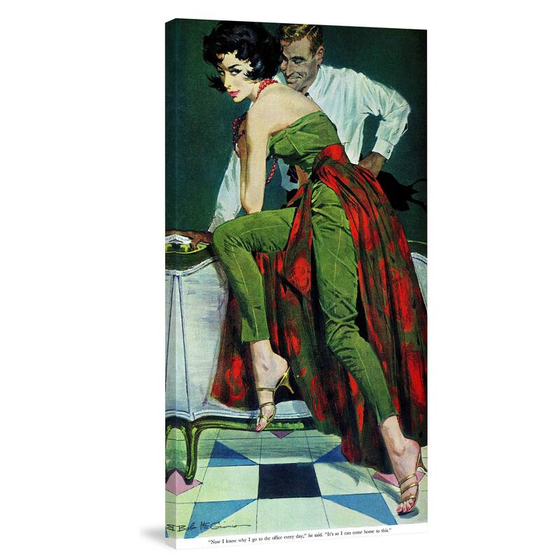 Marmont Hill - The Other Wife by Robert McGinnis Painting Print on Canvas - Multi-Color