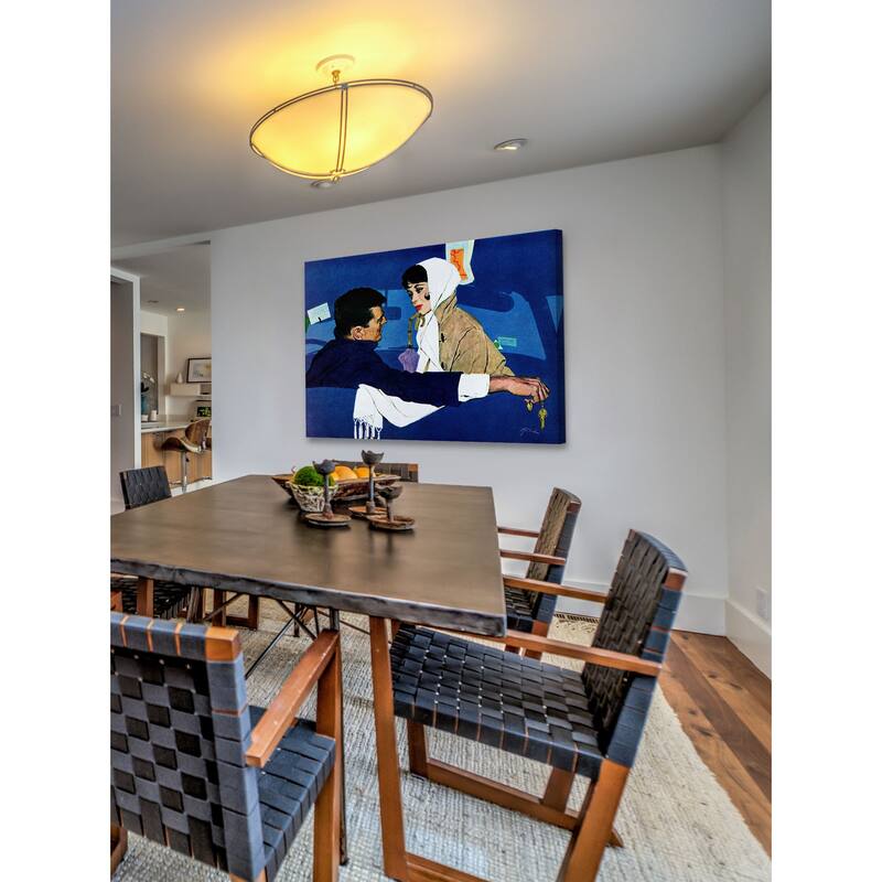 Marmont Hill - Stand-In Girl by Robert Jones Painting Print on Canvas - Multi-Color