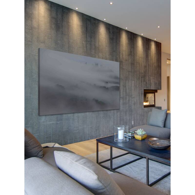 Marmont Hill - Peeking Through the Mist Painting Print on Canvas - Multi-Color