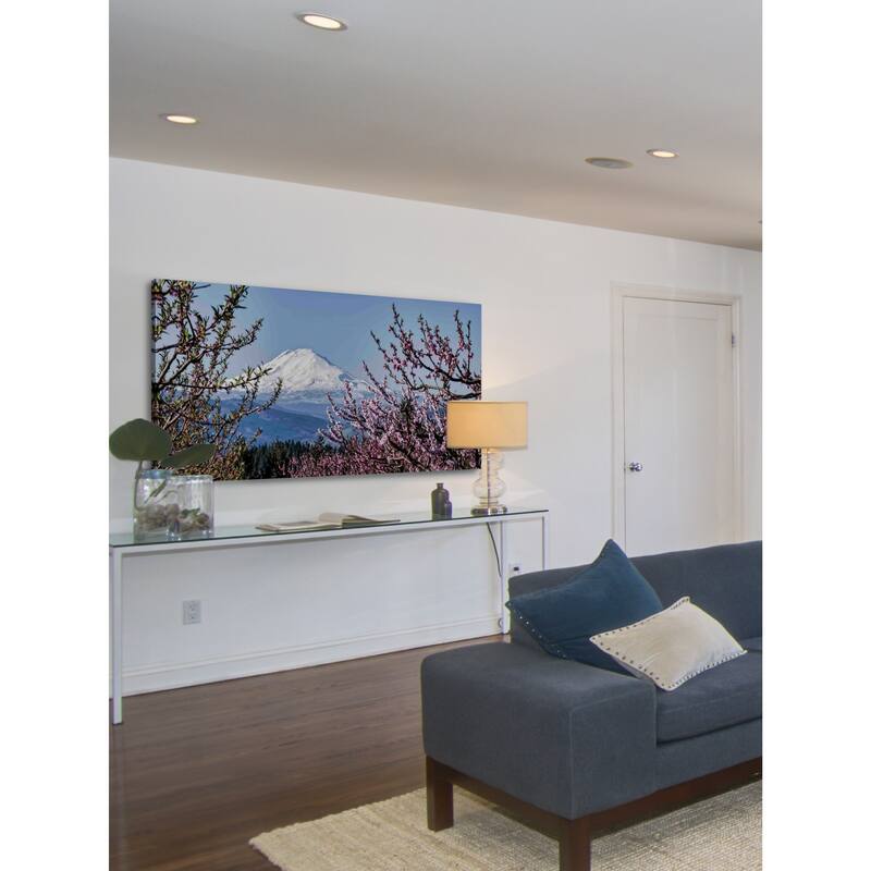 Marmont Hill - Mt. Adams in Spring Painting Print on Canvas - Multi-Color