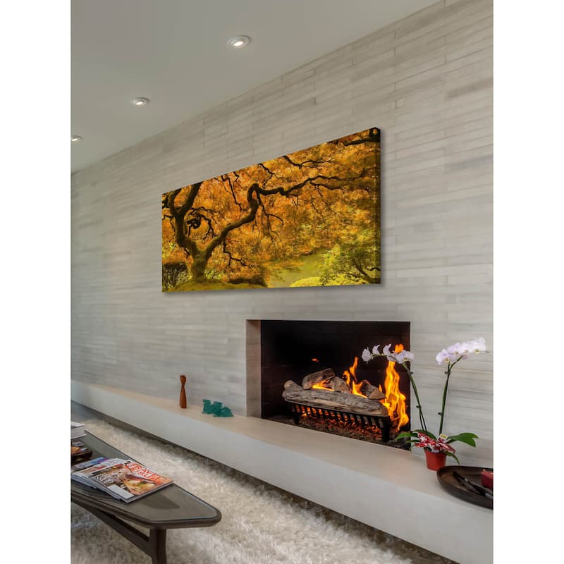 Marmont Hill - Golden Maple Painting Print on Canvas - Multi-Color
