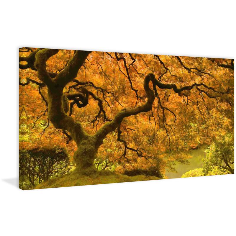Marmont Hill - Golden Maple Painting Print on Canvas - Multi-Color