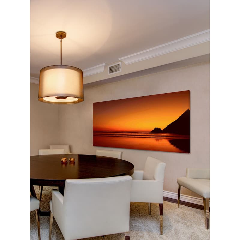 Marmont Hill - Sundown Serenity Painting Print on Canvas - Multi-Color