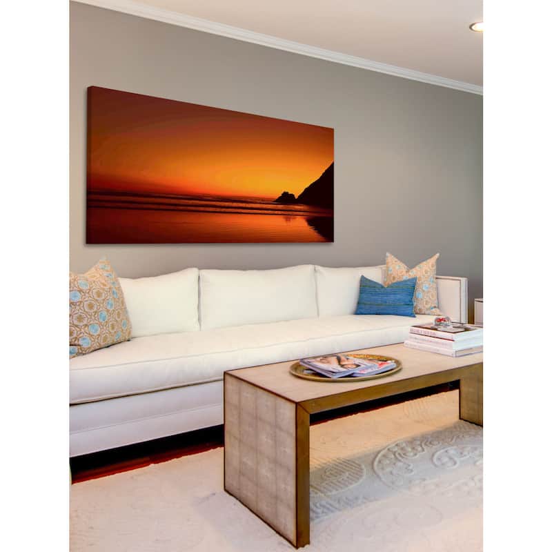 Marmont Hill - Sundown Serenity Painting Print on Canvas - Multi-Color