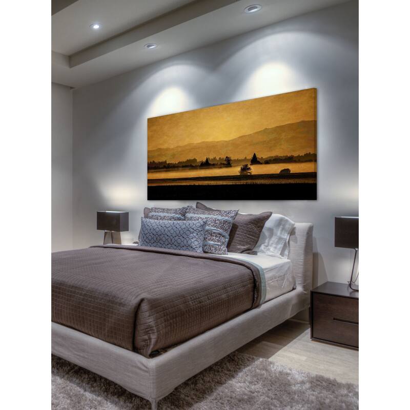 Marmont Hill - Soft Blanket of Fog Painting Print on Canvas - Multi-Color